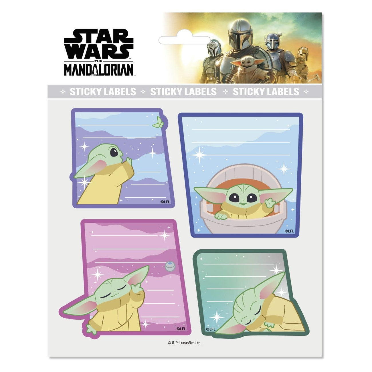 Zdjęcie produktu Star Wars: The Mandalorian Premium samoprzylepne etykiety