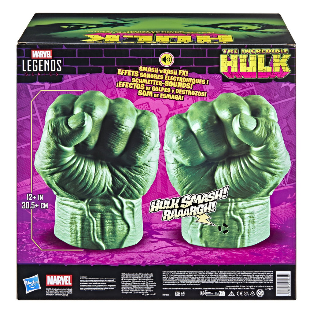 Zdjęcie produktu The Incredible Hulk Marvel Legends Premium – pięści do odgrywania ról