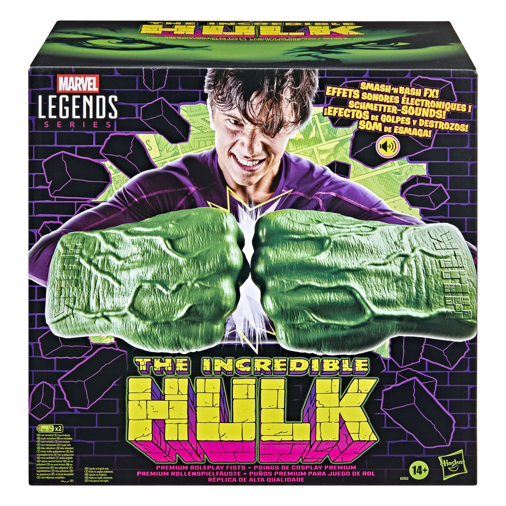 Zdjęcie produktu The Incredible Hulk Marvel Legends Premium – pięści do odgrywania ról