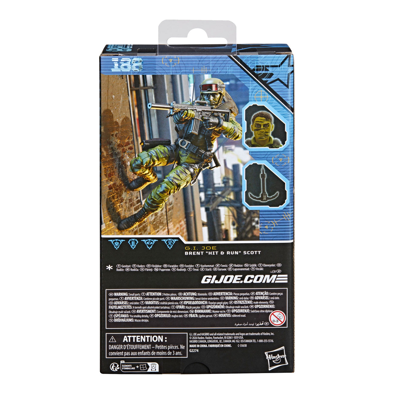 Zdjęcie produktu Figurka akcji G.I. Joe Classified Series Brent "Hit & Run"