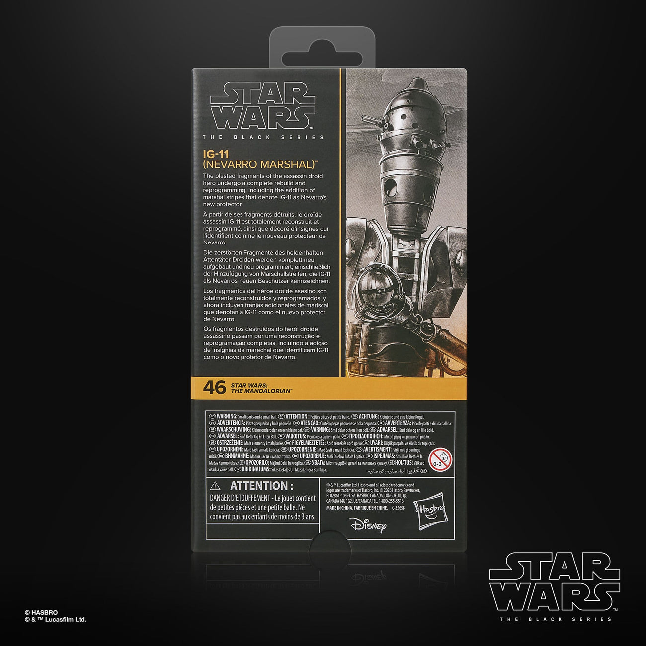 Zdjęcie produktu Star Wars: The Mandalorian Figurka kolekcjonerska Black Series IG-11