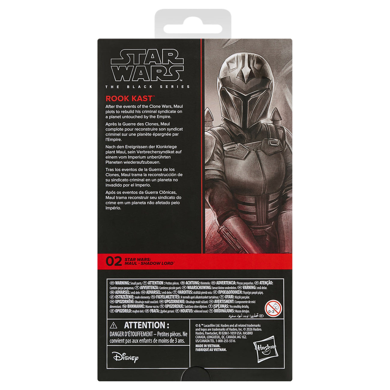 Zdjęcie produktu Figurka akcji Rook Black Series Star Wars: Maul - Shadow Lord
