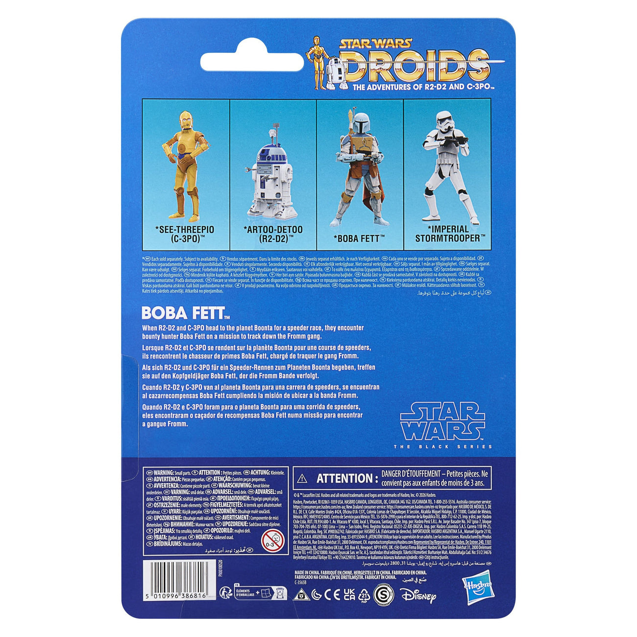 Zdjęcie produktu Figurka akcji Black Series Boba Fett Star Wars: Droids 15 cm