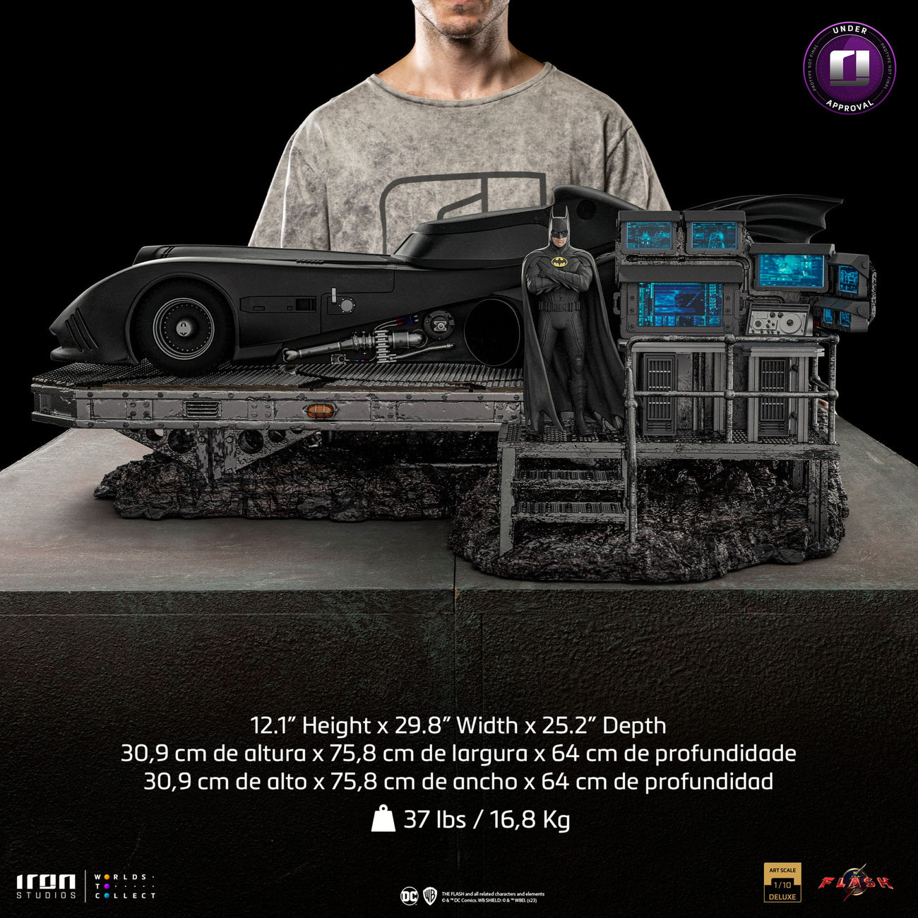 Zdjęcie produktu Figurka Deluxe DC Comics Art Scale 1/10 The Flash Movie
