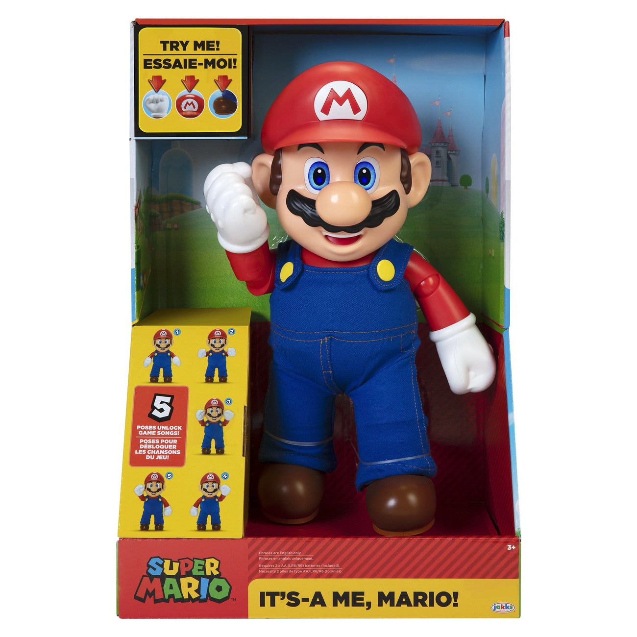 Zdjęcie produktu Mówiąca figurka akcji Super Mario It's-A Me! Mario 36 cm