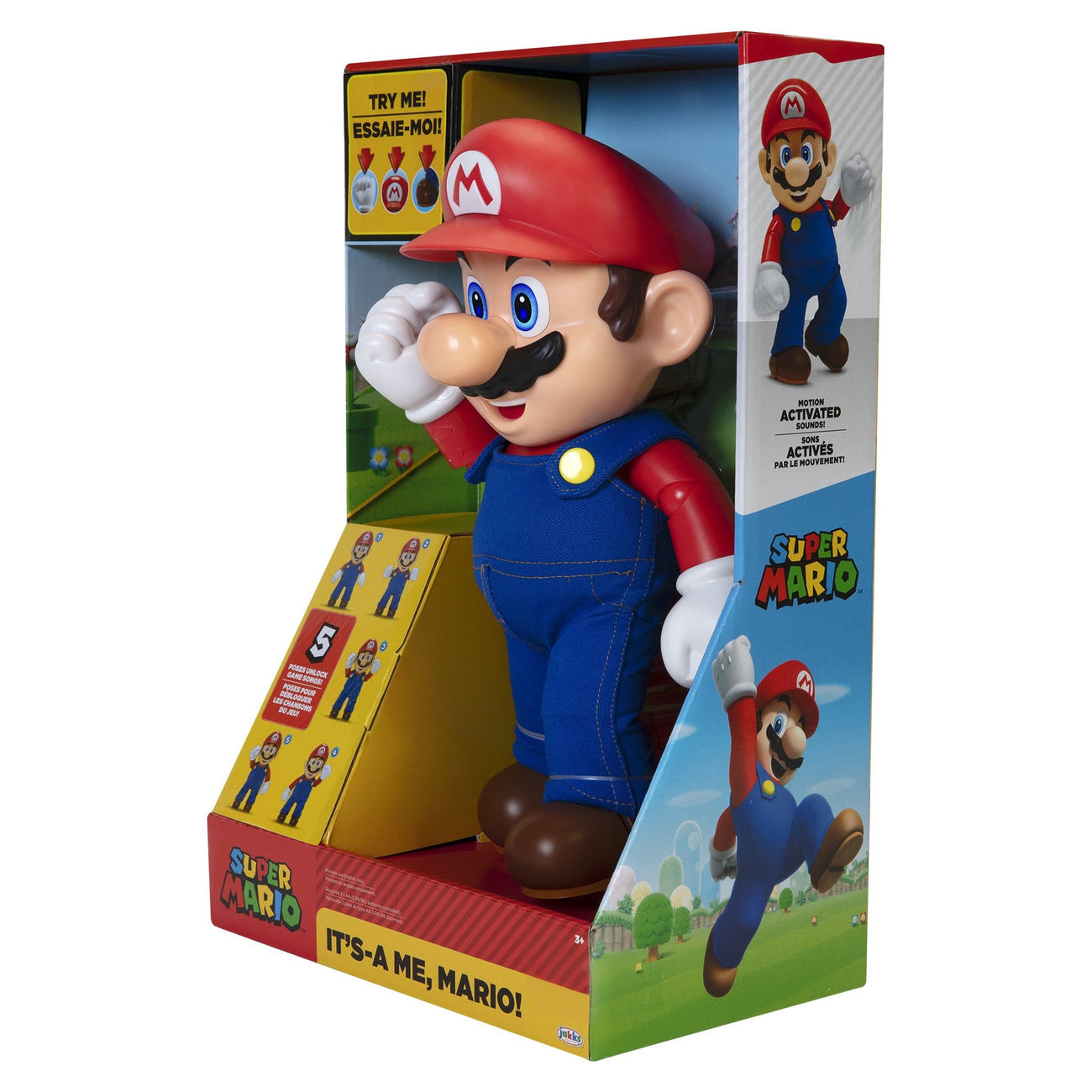 Zdjęcie produktu Mówiąca figurka akcji Super Mario It's-A Me! Mario 36 cm