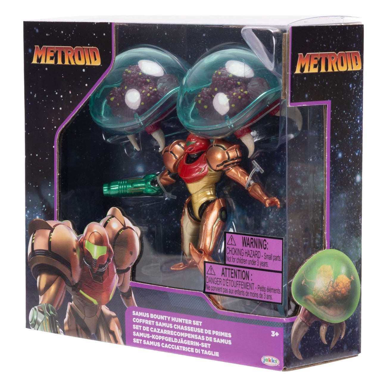 Zdjęcie produktu World of Nintendo Metroid Zestaw 3 minifigurek Samus Bounty
