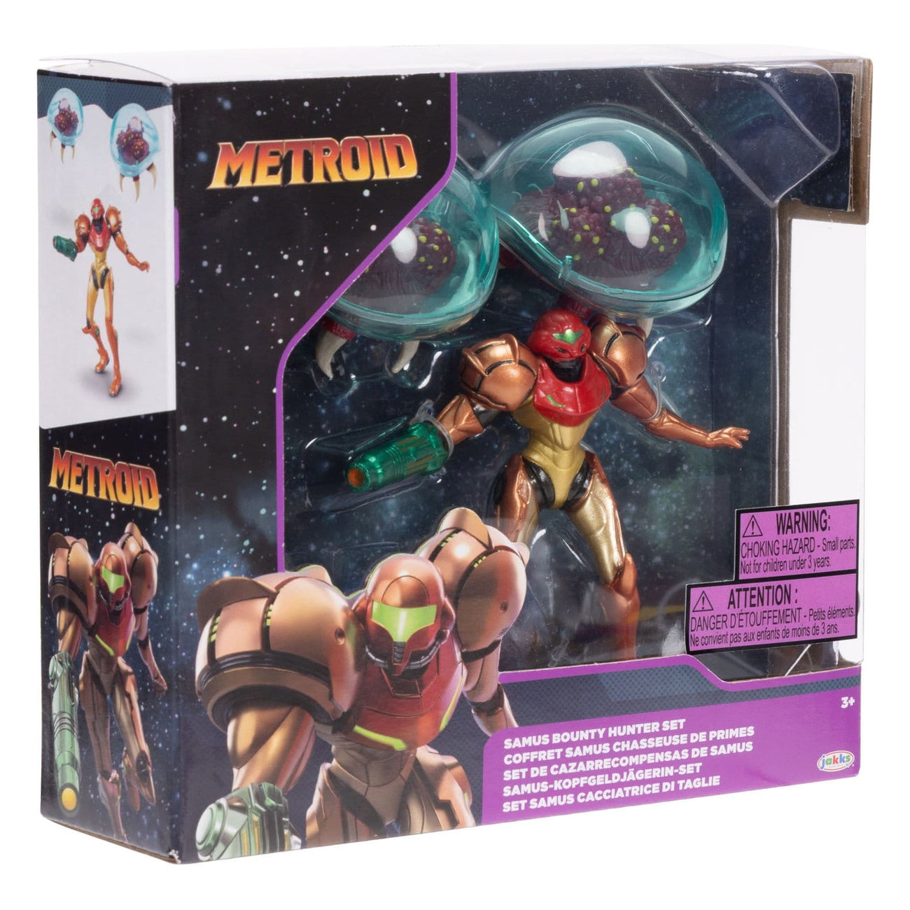 Zdjęcie produktu World of Nintendo Metroid Zestaw 3 minifigurek Samus Bounty