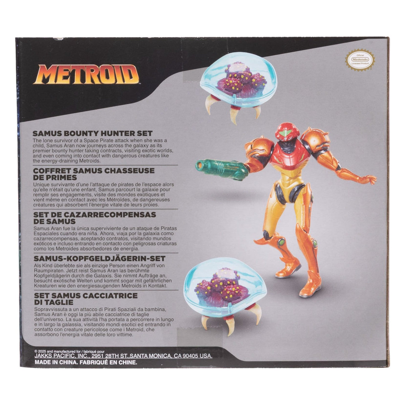 Zdjęcie produktu World of Nintendo Metroid Zestaw 3 minifigurek Samus Bounty