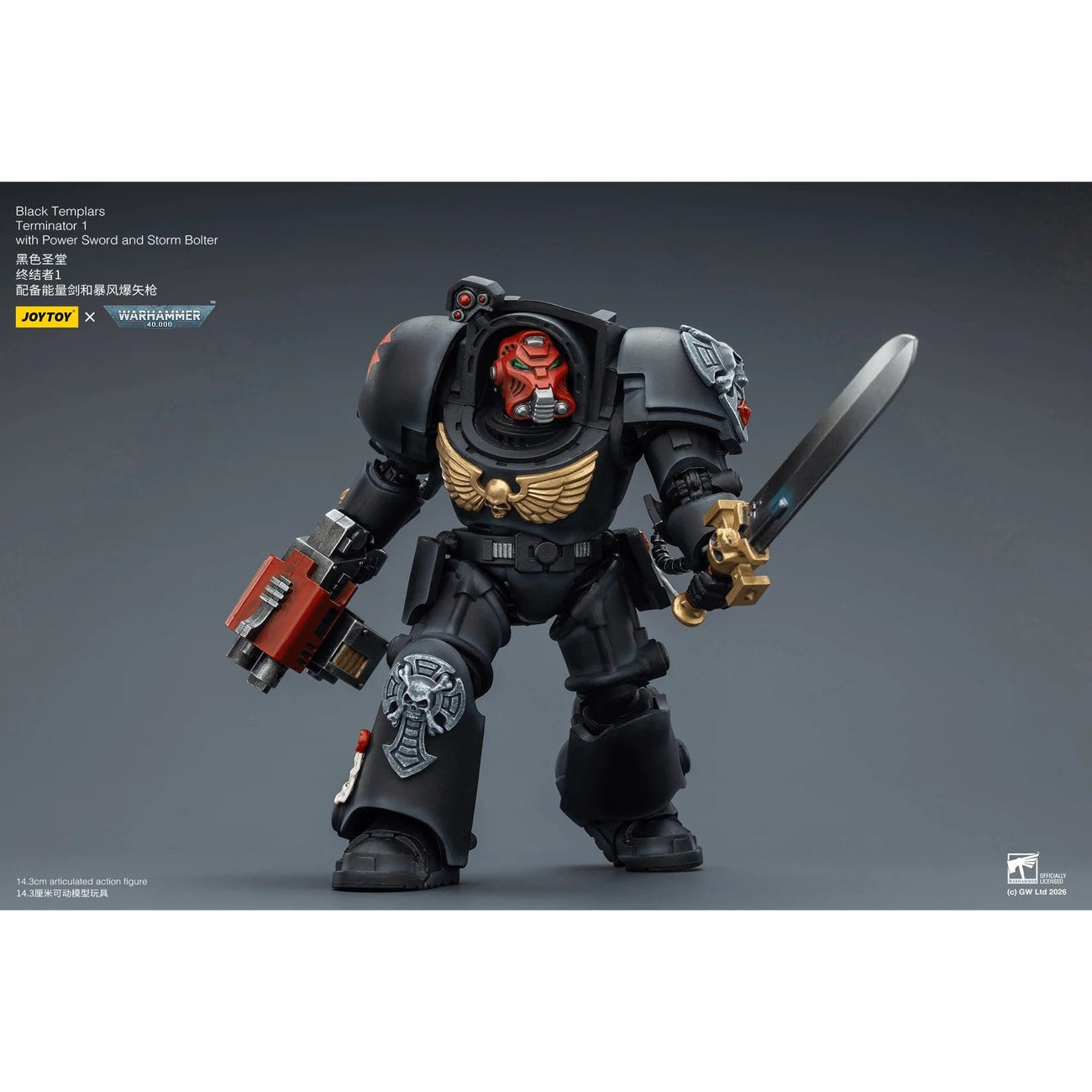 Zdjęcie produktu Figurka akcji Warhammer 40.000 Black Templars Terminator 1