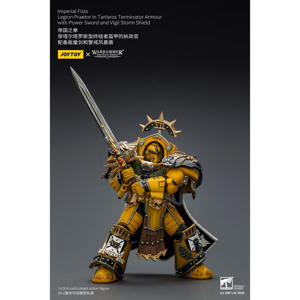 Zdjęcie produktu Figurka akcji Warhammer Imperial Fists Legion Praetor w pancerzu Tartaros Terminator