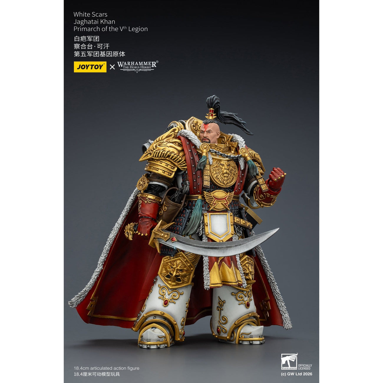 Zdjęcie produktu Figurka akcji Warhammer The Horus Heresy White Scars Jaghatai