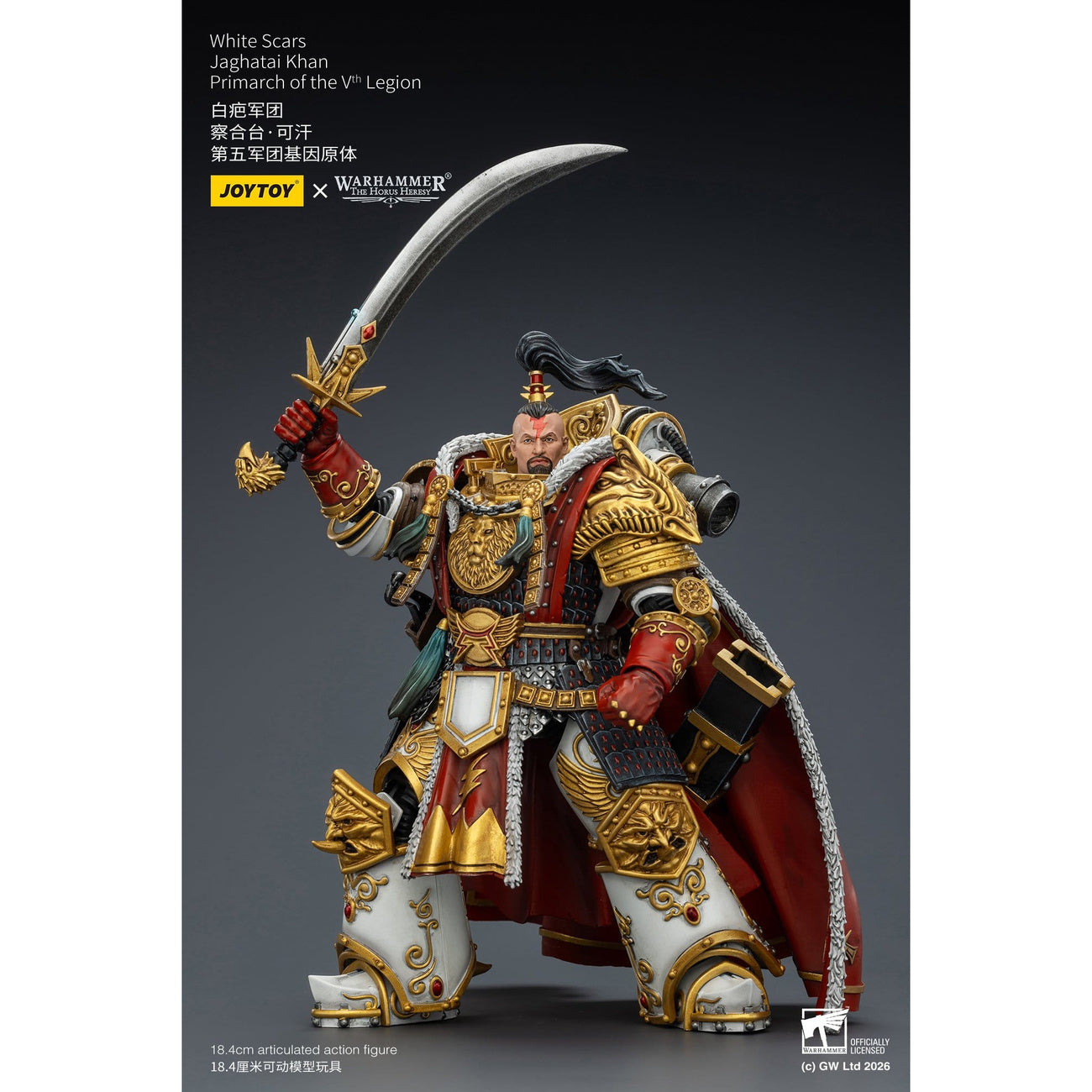 Zdjęcie produktu Figurka akcji Warhammer The Horus Heresy White Scars Jaghatai