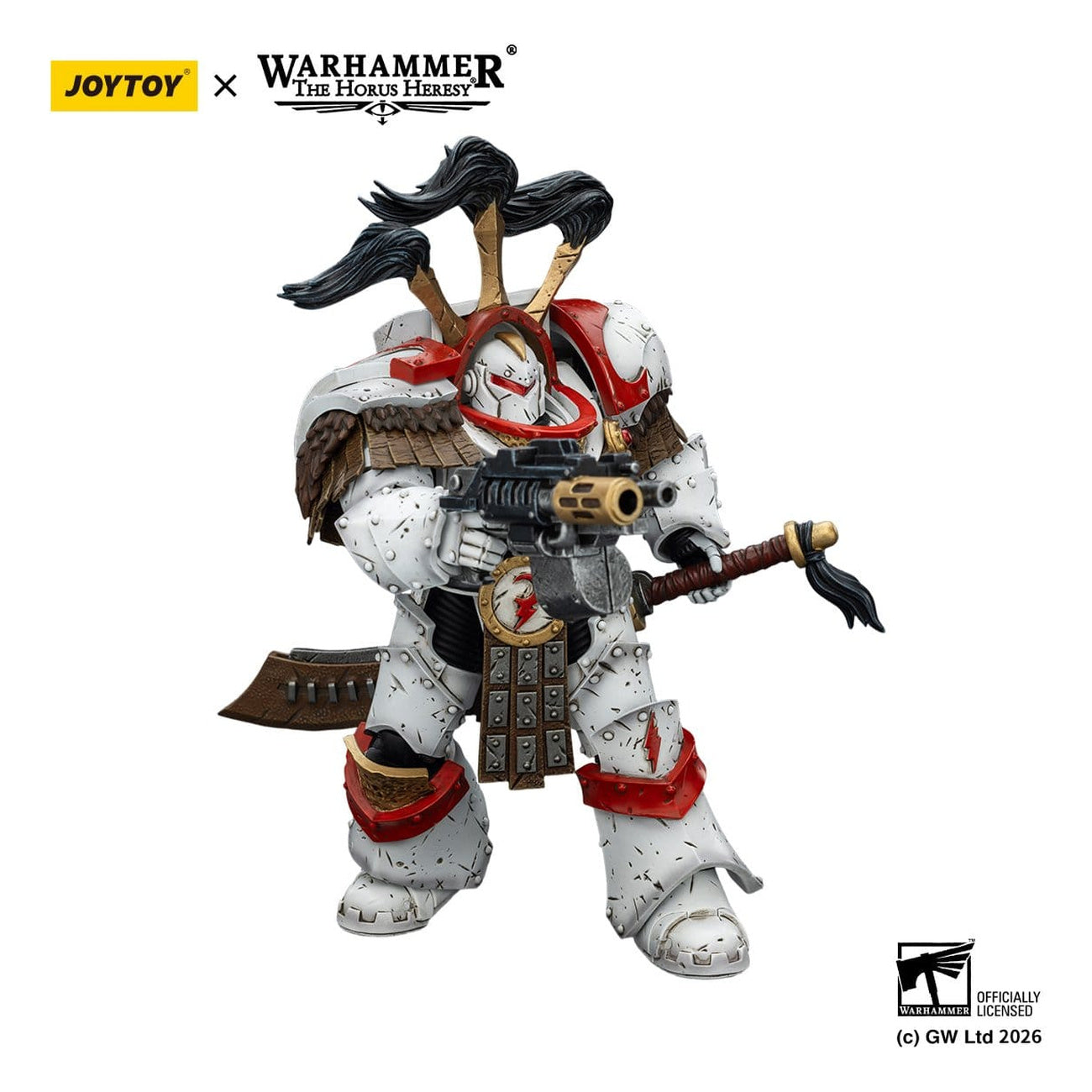 Product image Warhammer 40,000 White Scars Legion Praetor Action Figure in
