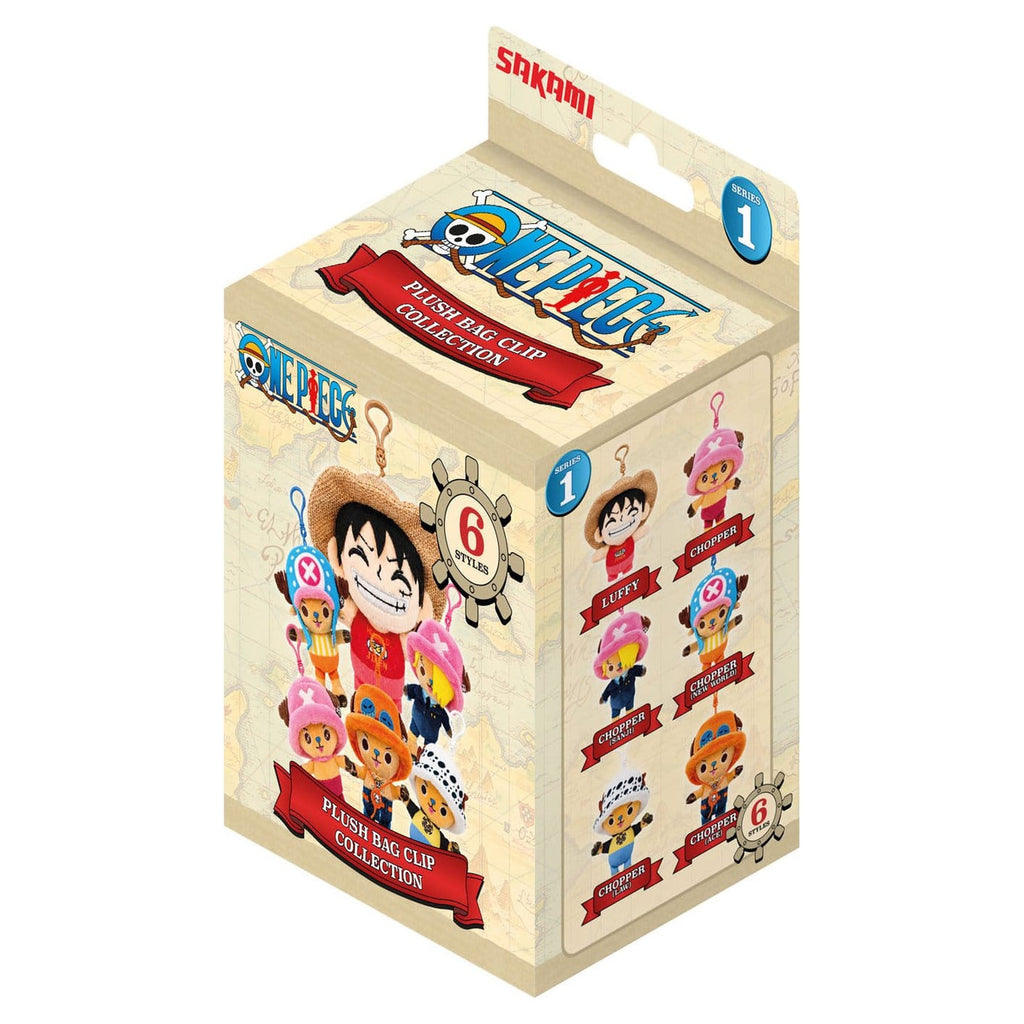 Zdjęcie produktu One Piece pluszowy brelok mystery z klipsem do torby