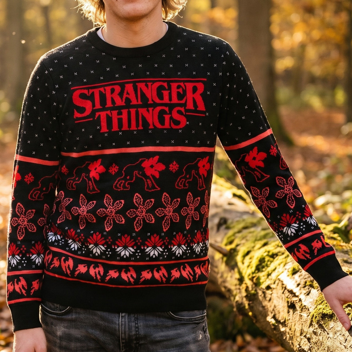 Zdjęcie produktu Stranger Things - Sweter z dzianiny Demogorgon