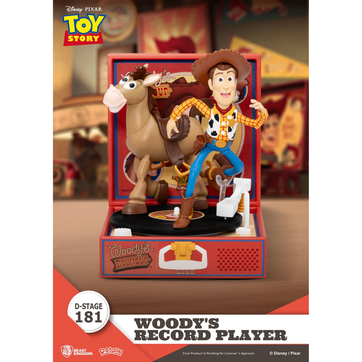 Zdjęcie produktu Figurka PVC Toy Story Record Player Series Woody's Record