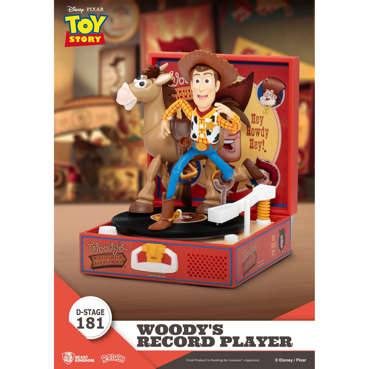 Zdjęcie produktu Figurka PVC Toy Story Record Player Series Woody's Record