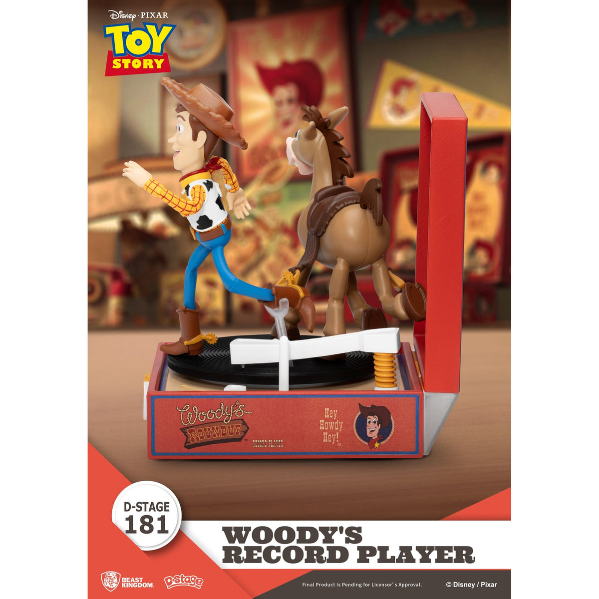 Zdjęcie produktu Figurka PVC Toy Story Record Player Series Woody's Record