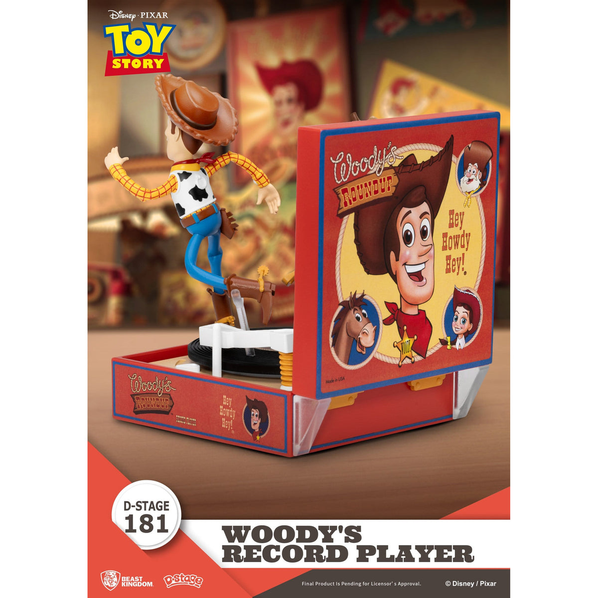 Zdjęcie produktu Figurka PVC Toy Story Record Player Series Woody's Record