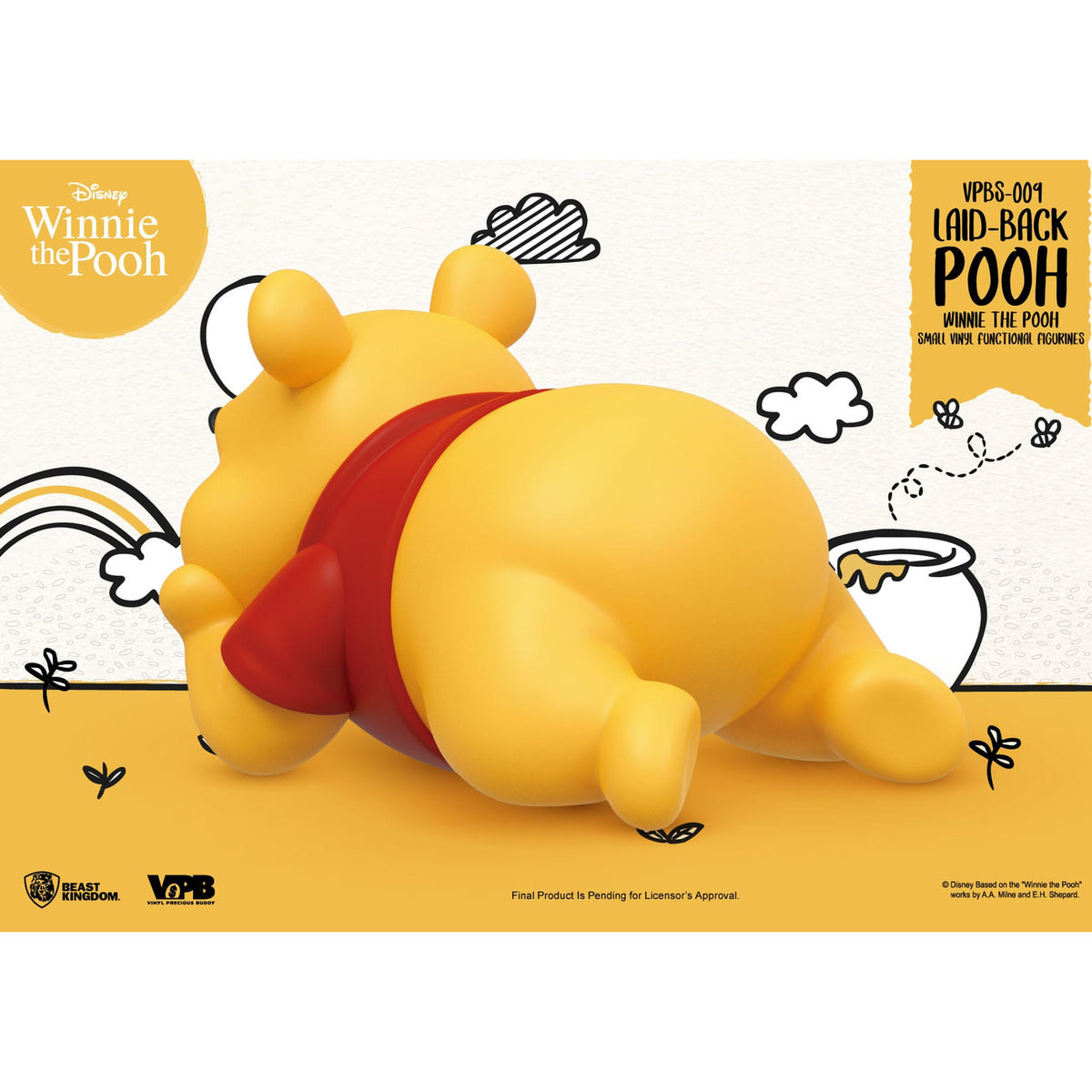 Product image Winnie the Pooh Small Vinyl Money Box Lying Winnie 17 cm