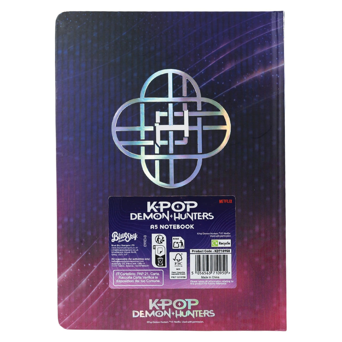 Zdjęcie produktu KPop Demon Hunters Notatnik A5 Huntr/x