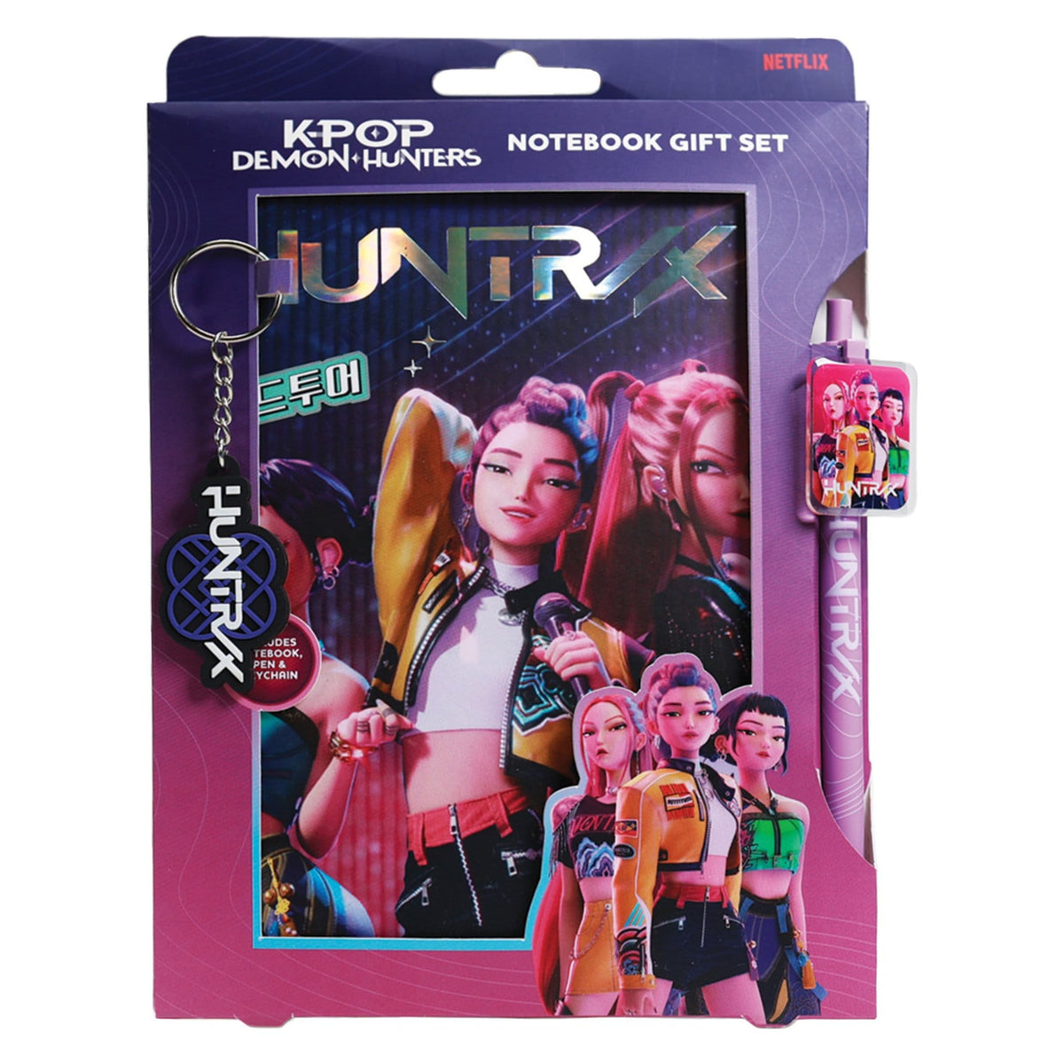 Zdjęcie produktu KPop Demon Hunters Zestaw prezentowy z notesem Huntr/x