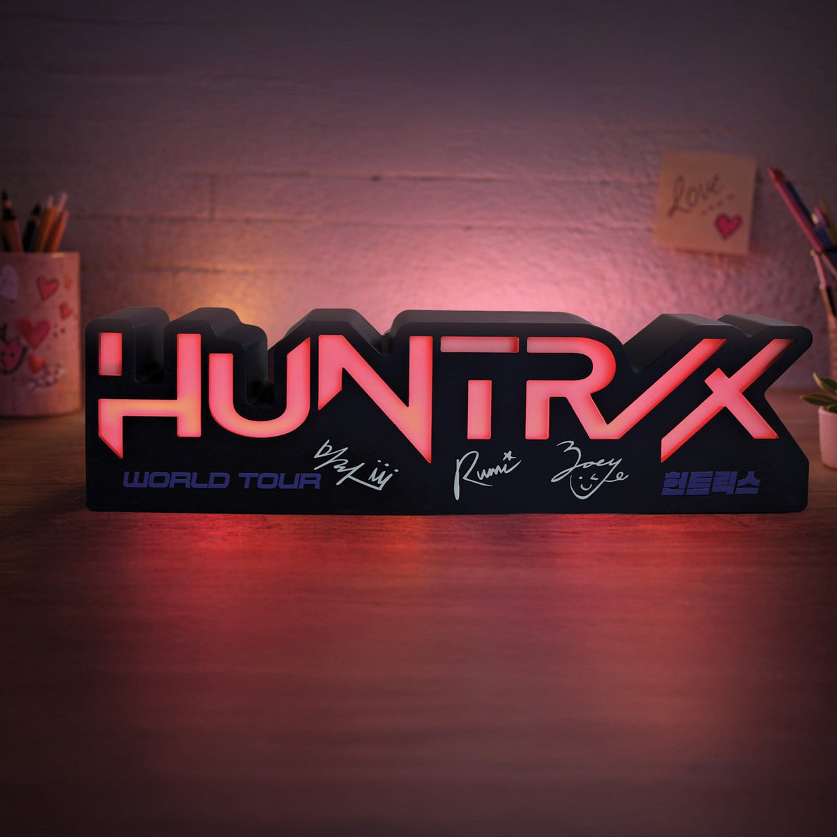 Zdjęcie produktu Lampa KPop Demon Hunters logo Huntr/x