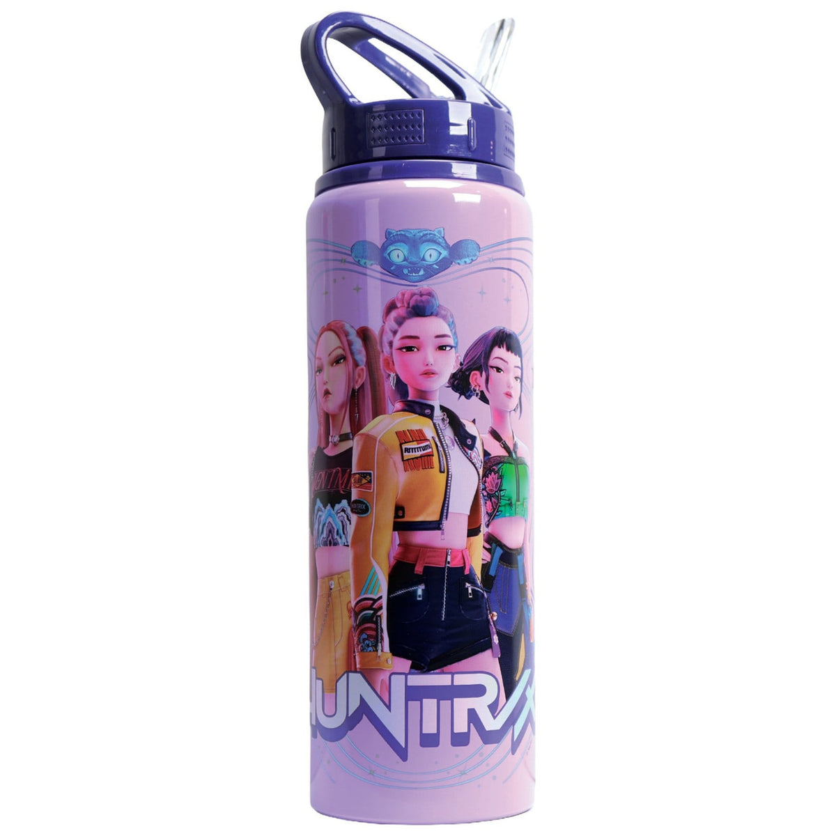 Zdjęcie produktu Butelka na napoje z zamknięciem flip top KPop Demon Hunters HUNTR/X