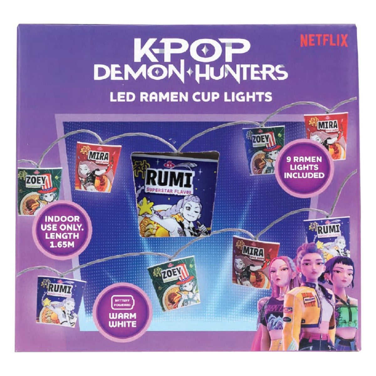 Zdjęcie produktu Girlanda świetlna Ramen KPop Demon Hunters