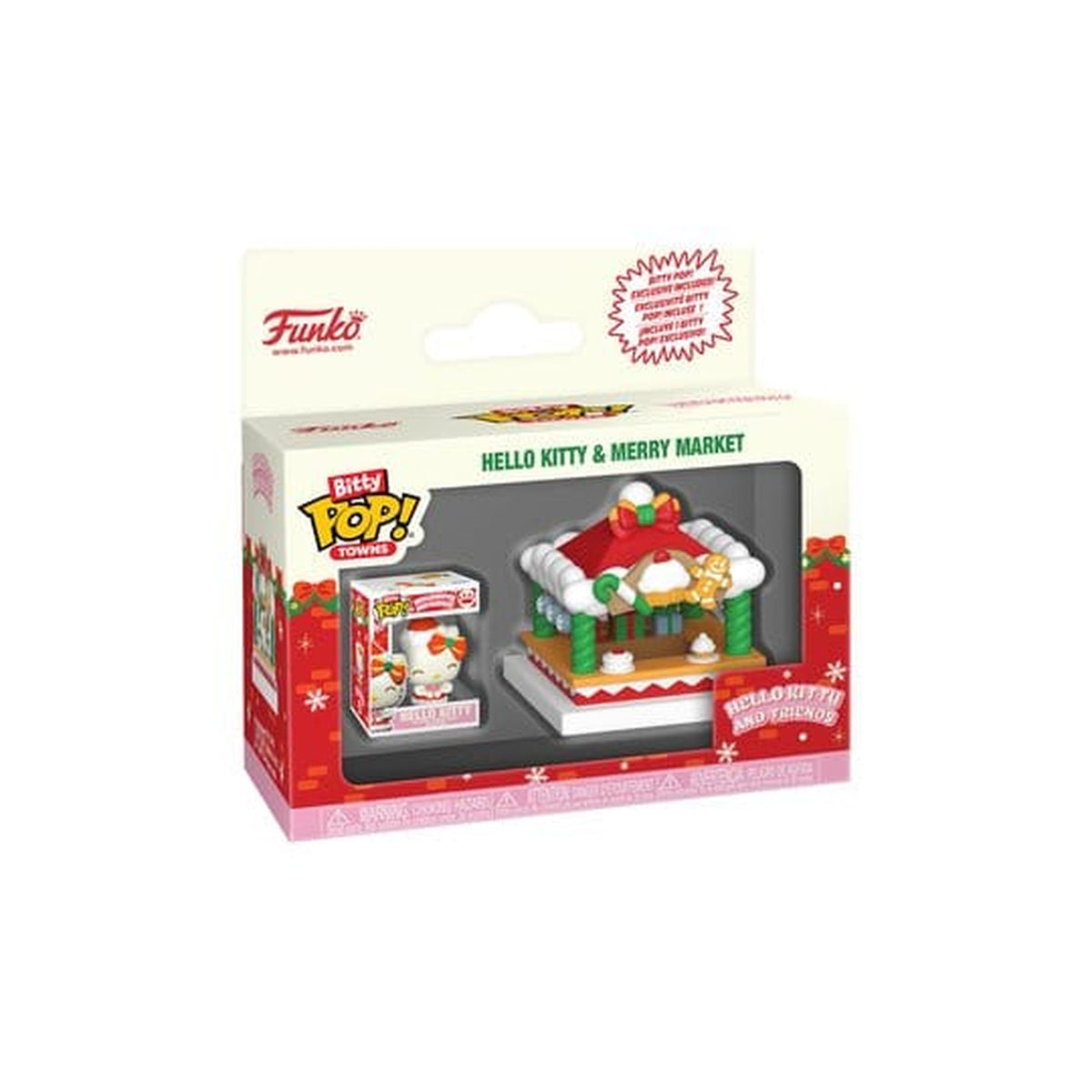 Zdjęcie produktu Figurka winylowa Hello Kitty Bitty POP! Towns Holiday - Merry