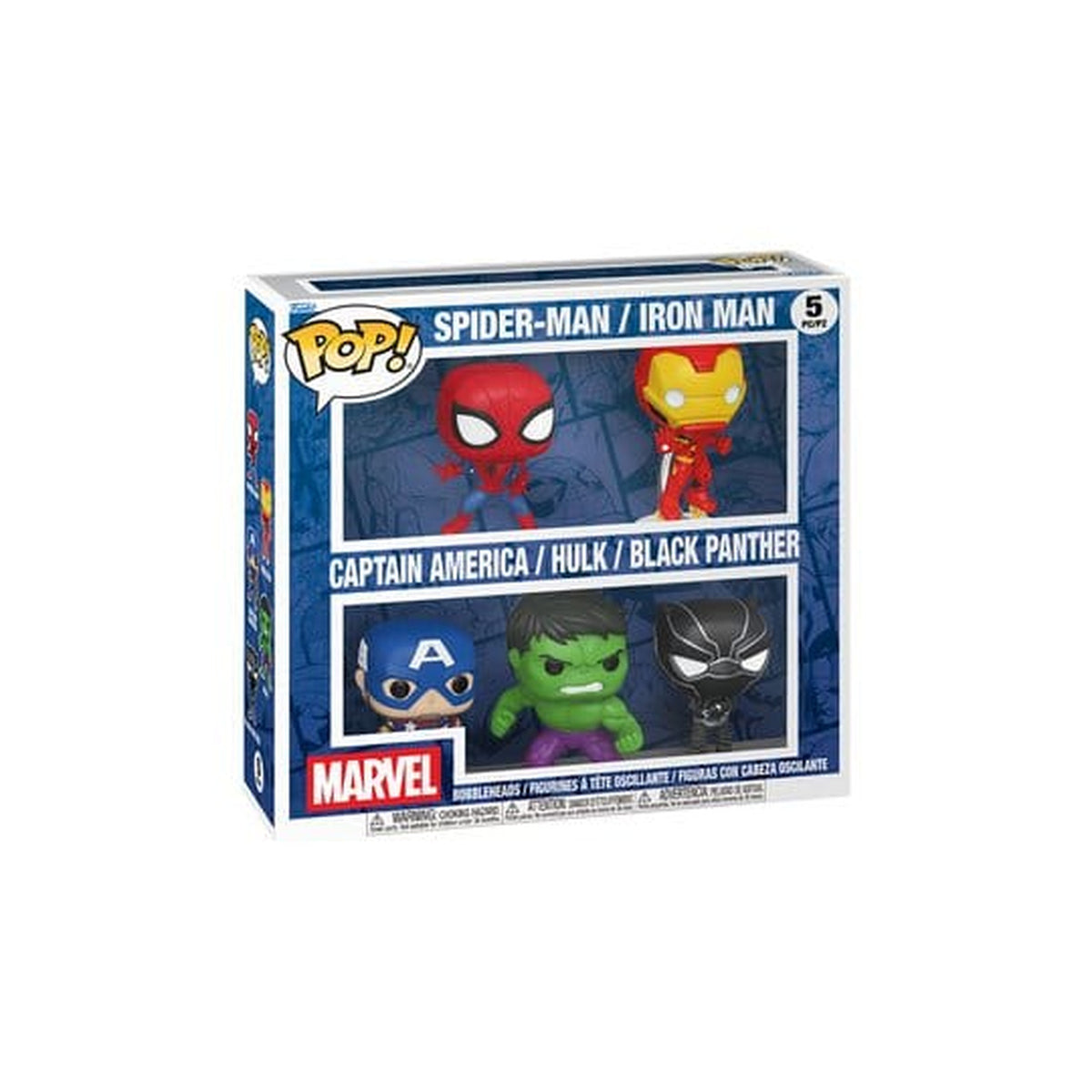 Zdjęcie produktu Marvel - zestaw Black Friday 5 figurek POP! winylowych 9 cm