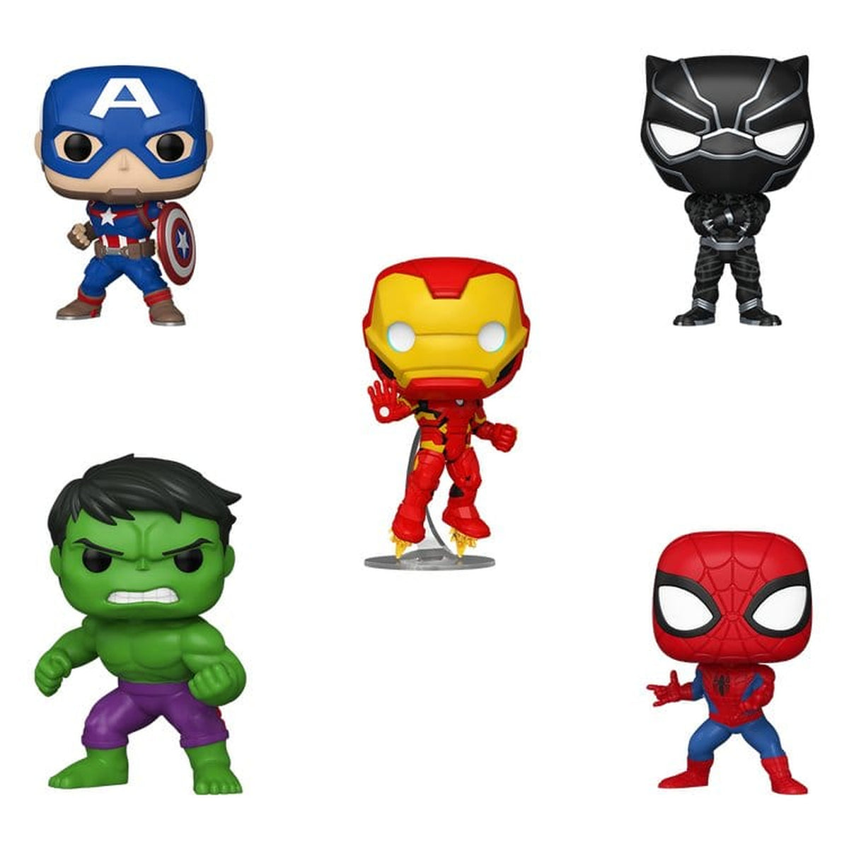 Zdjęcie produktu Marvel - zestaw Black Friday 5 figurek POP! winylowych 9 cm
