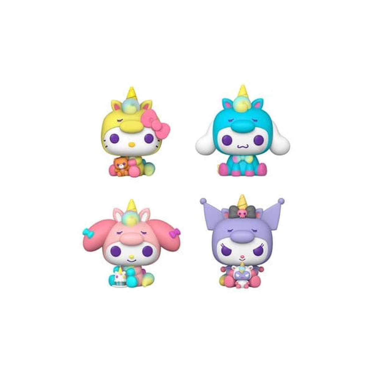 Zdjęcie produktu Sanrio POP! Figurki winylowe zestaw 4 szt. Hello Kitty w stroju jednorożca