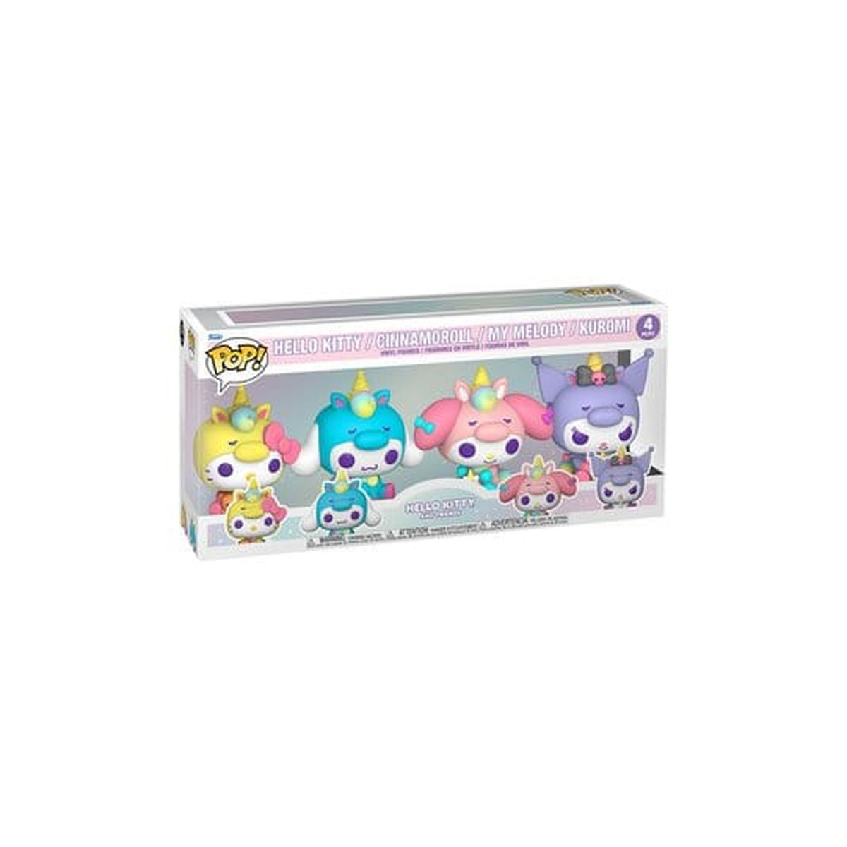 Zdjęcie produktu Sanrio POP! Figurki winylowe zestaw 4 szt. Hello Kitty w stroju jednorożca