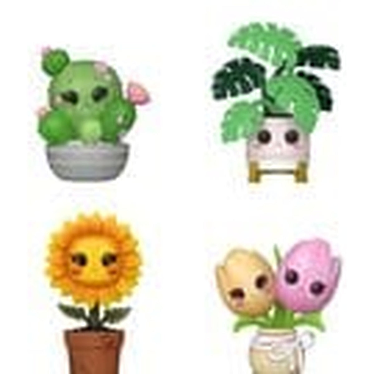 Zdjęcie produktu Flora POP! Winylowe figurki Flora Black Friday zestaw 4 szt. 9 cm