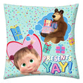 Produktbild Masha and the Bear Dekokissen Presents Yay! 40 x 40 cm