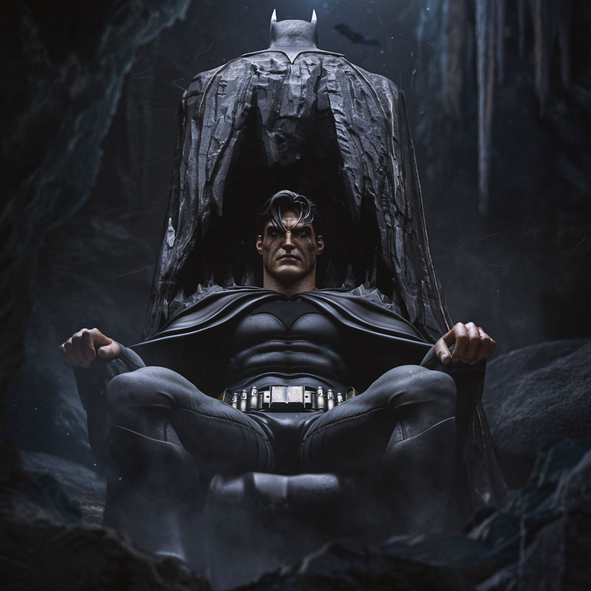 Produktbild DC Comics Legacy Replica Statue 1/4 Batman and Bruce Wayne