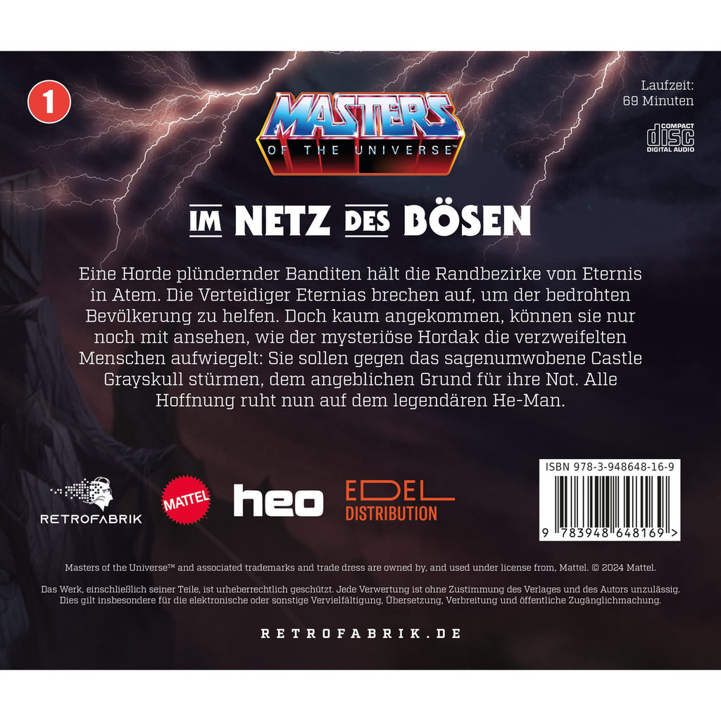 Produktbild Masters of the Universe Hörspiel-CD Folge 1: Im Netz des