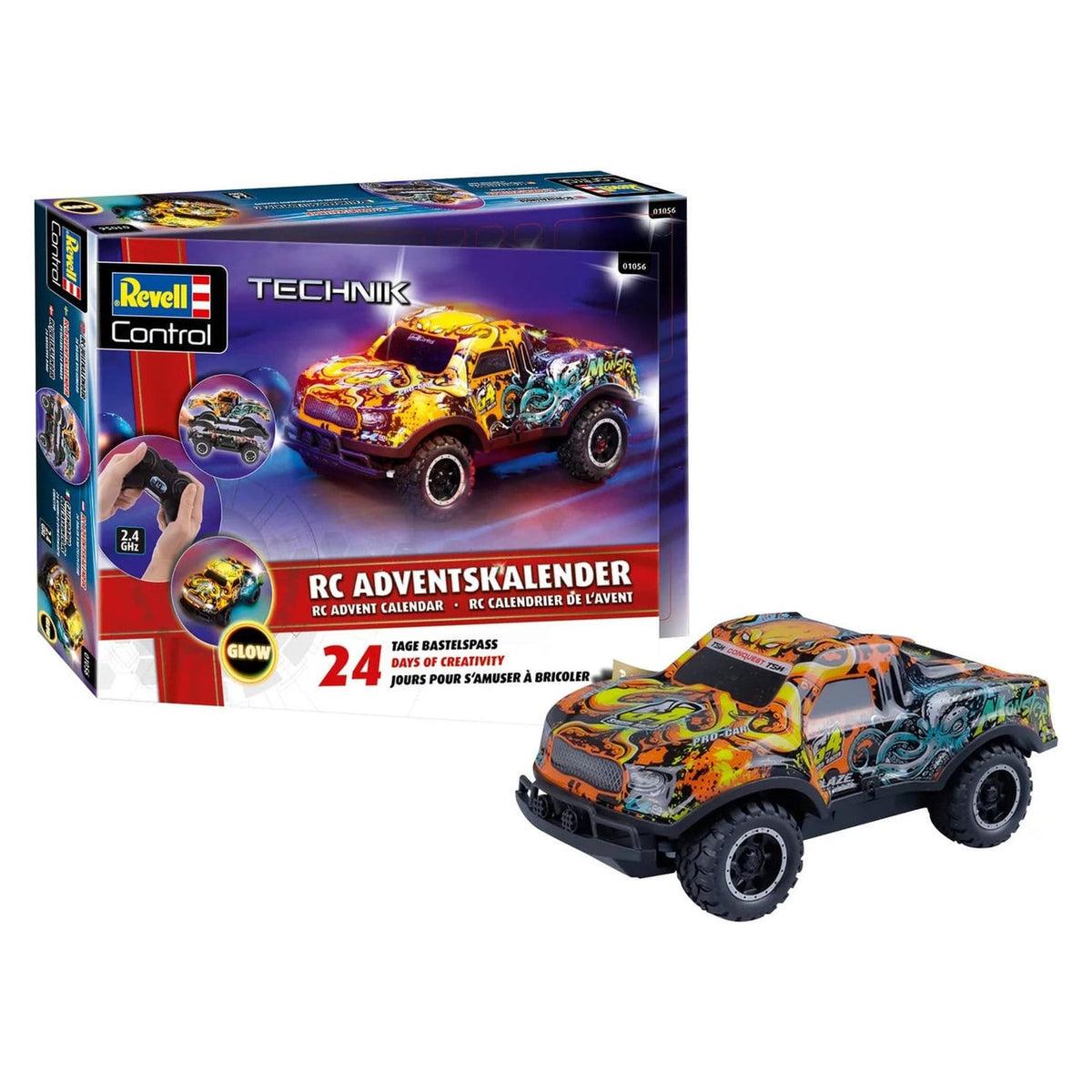 Produktbild Revell Control Adventskalender RC Car Christmas Driver 28 cm
