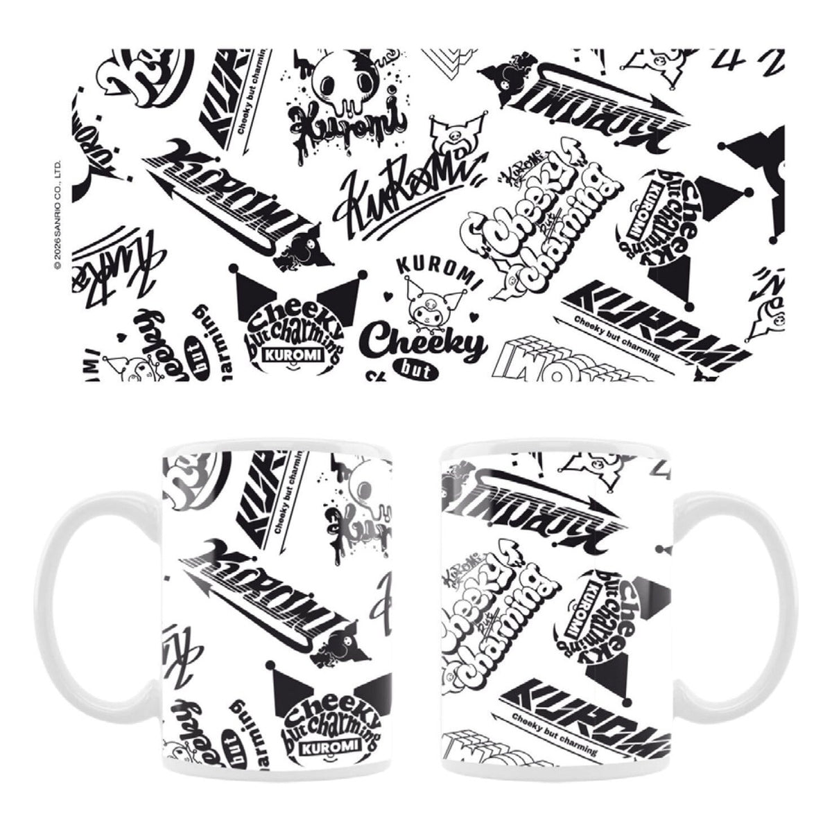 Produktbild Sanrio Tasse Kuromi Street logos