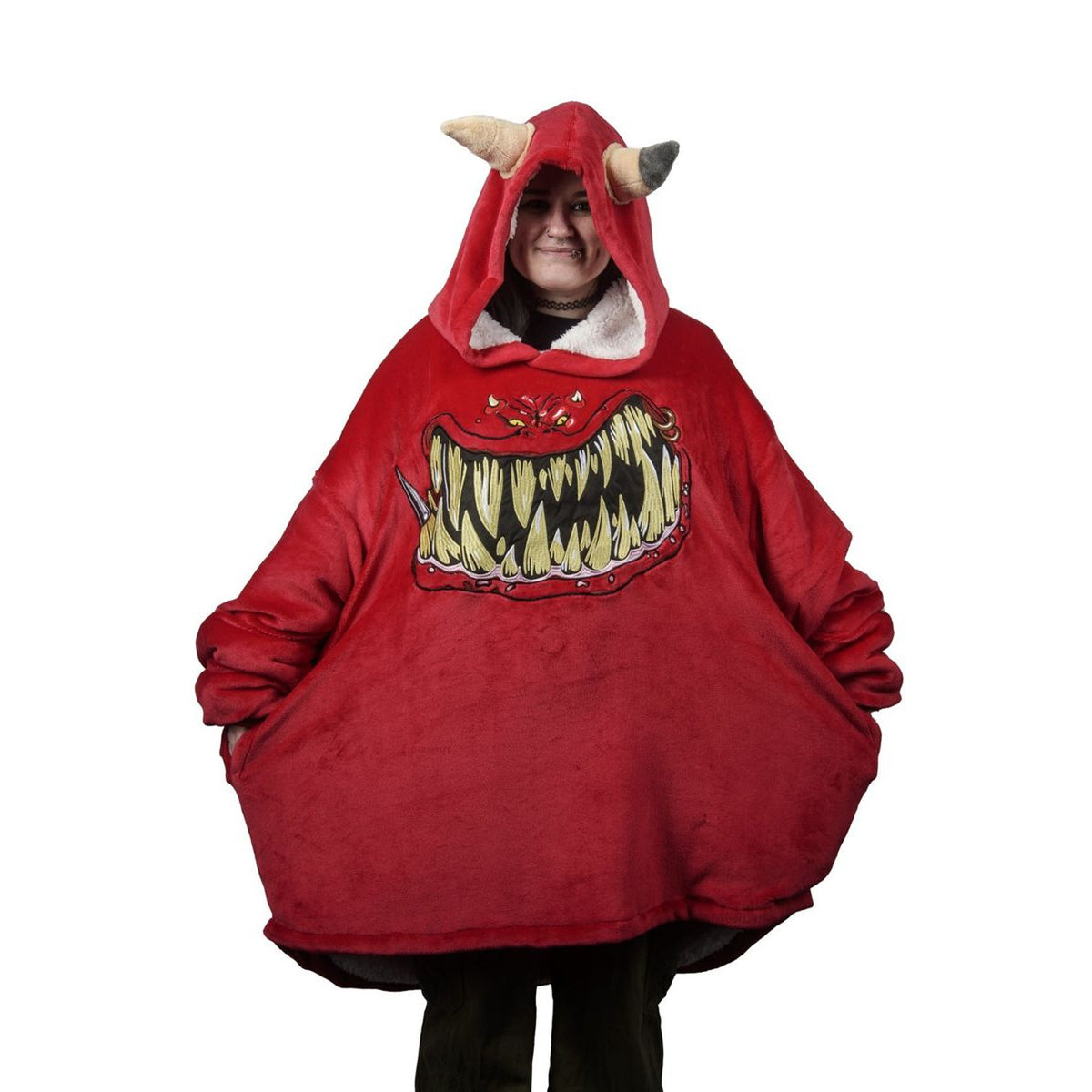 Zdjęcie produktu Warhammer 40 000 - Oversize'owa bluza z kapturem Czerwony Squig