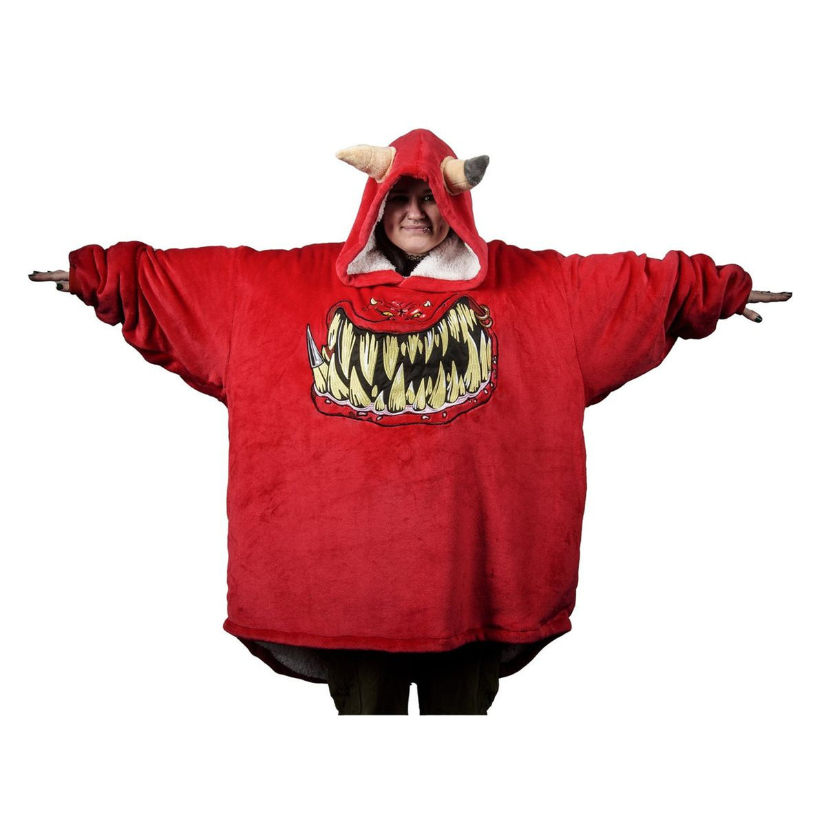 Zdjęcie produktu Warhammer 40 000 - Oversize'owa bluza z kapturem Czerwony Squig