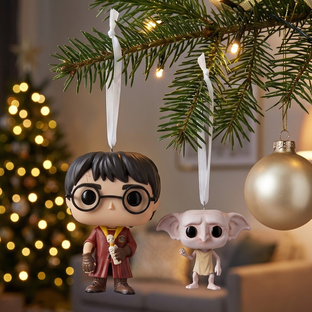 Zdjęcie produktu Harry Potter - Ozdoba choinkowa Dobby i Harry