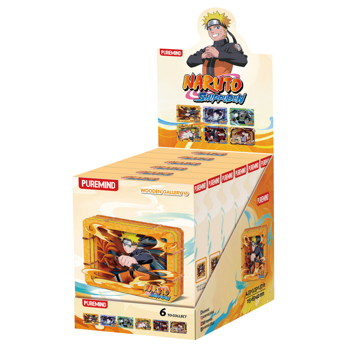 Zdjęcie produktu Naruto - Ninjutsu Ultimate Arts Wooden Gallery Tajemniczy drewniany obraz 3D