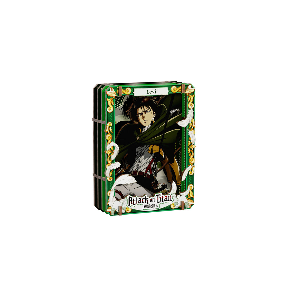 Zdjęcie produktu Attack on Titan - Showdown Scenes Wooden Gallery 3D Mystery Drewniany obraz