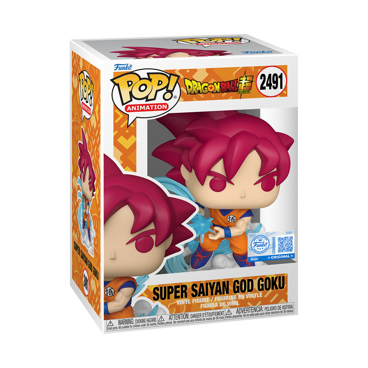 Zdjęcie produktu Dragon Ball Super - Ekskluzywna figurka Funko Pop! Goku Super Saiyan God